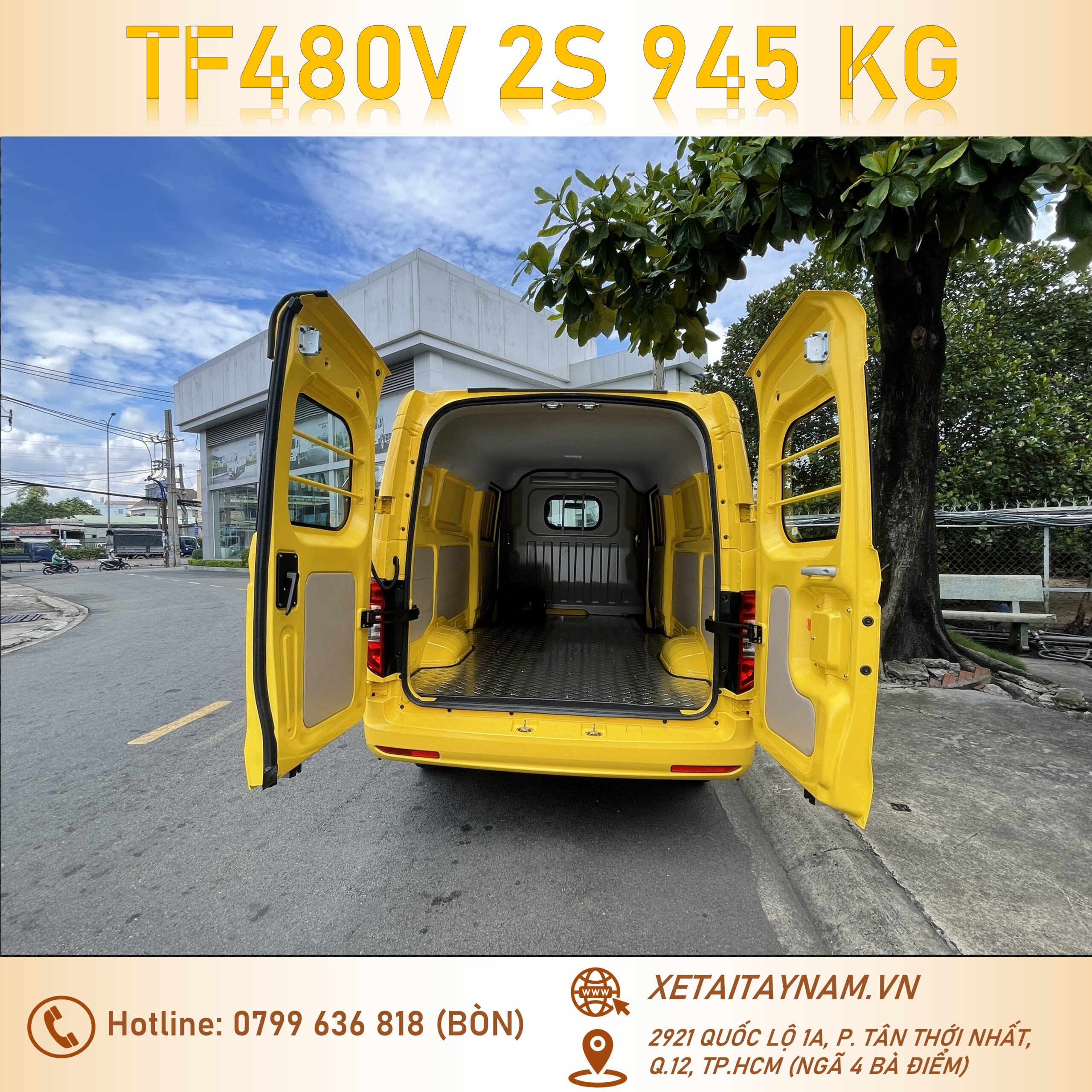 xe_tải_van_2_chỗ_thaco_màu_vàng