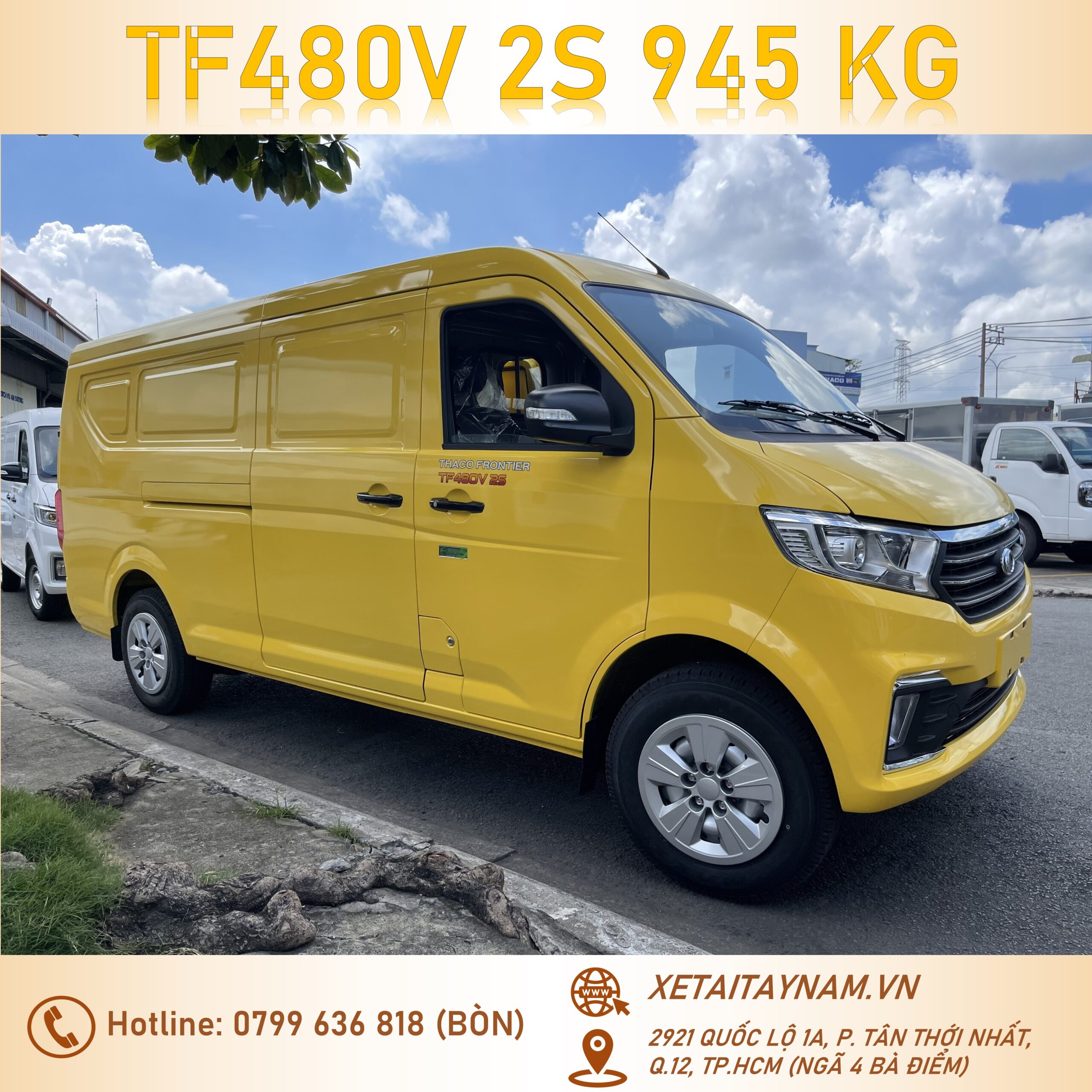 xe_tải_van_2_chỗ_thaco_màu_vàng