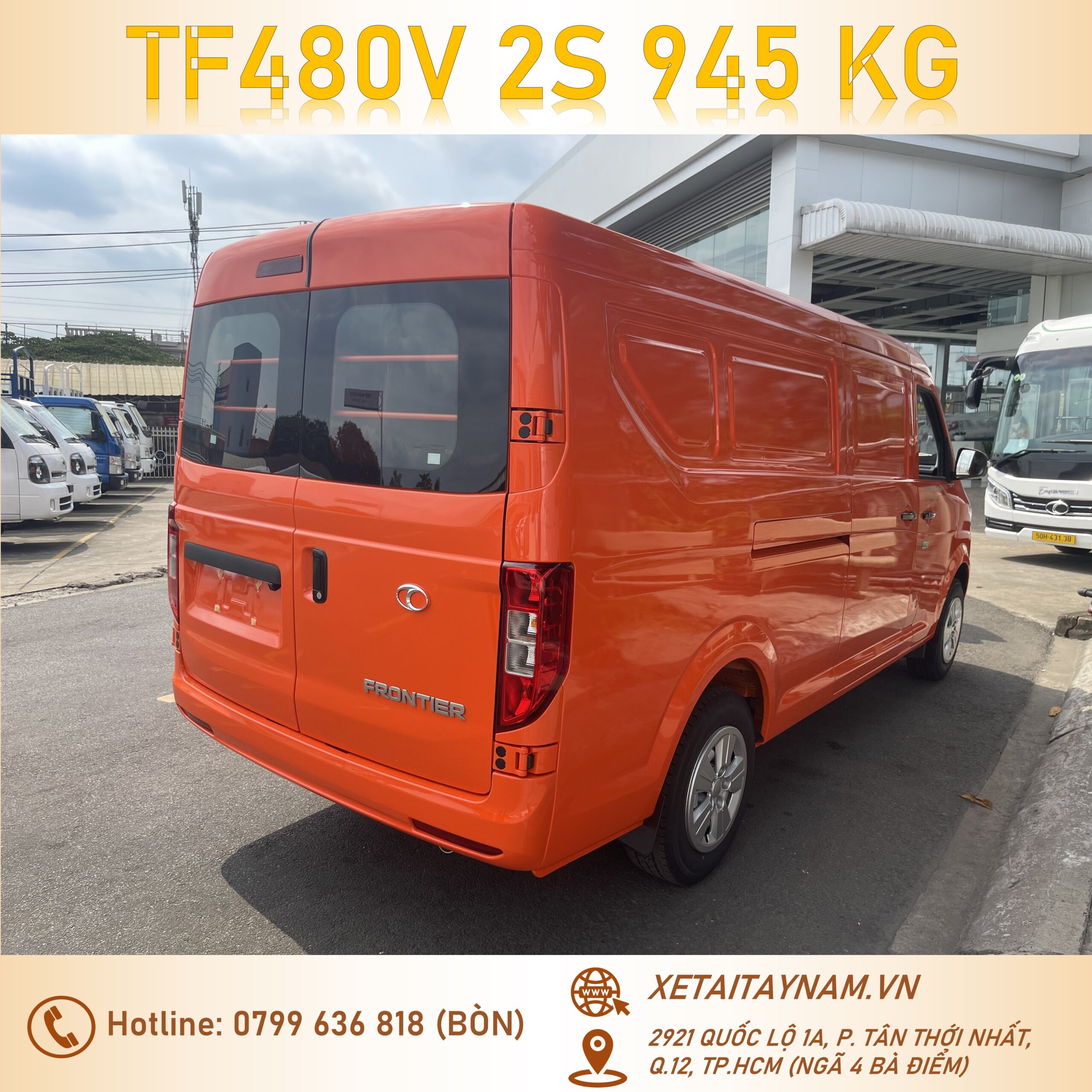 thaco_van_2_chỗ_màu_cam_thùng_2m9_945kg